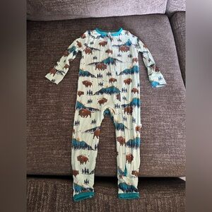 Free Birdees Kids' Buffalo Print Pajamas
